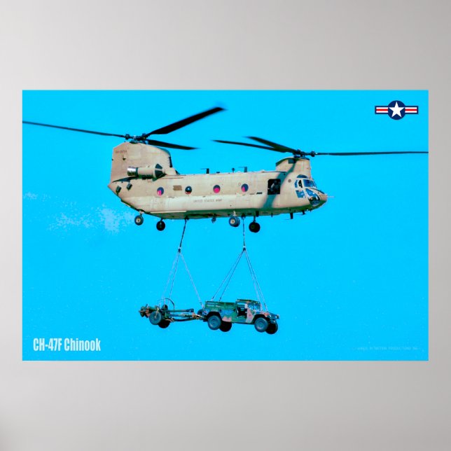 POSTER CH-47F CHINOOK (Frente)