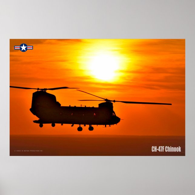 POSTER CH-47F CHINOOK (Frente)