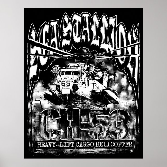 Poster CH-53 Sea Stallion (Frente)