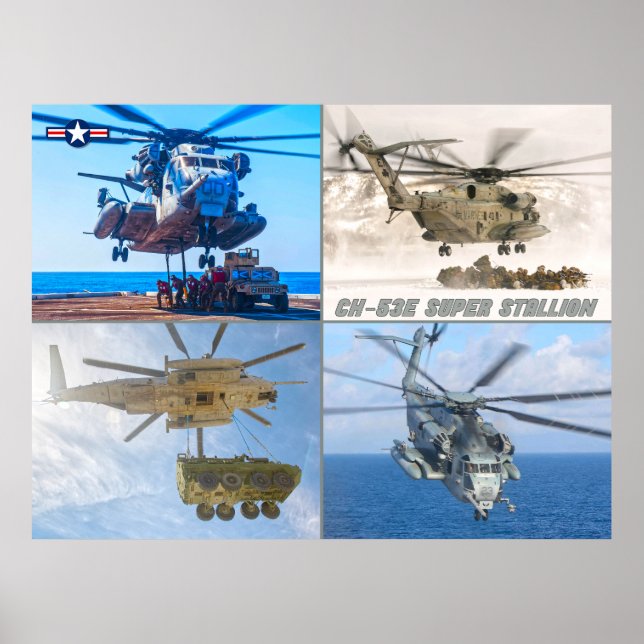 POSTER CH-53E SUPER STALLION (Frente)