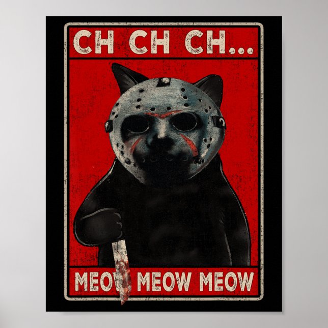 Poster CH CH CH CH...Meow Meow Meow (Frente)