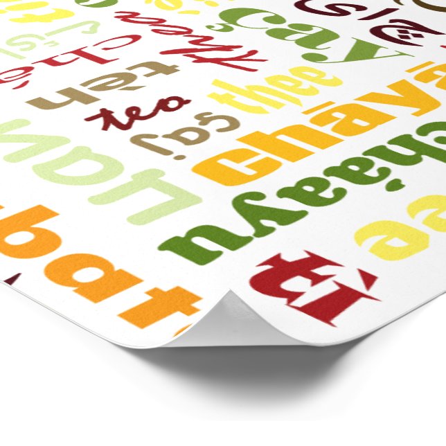 Pôster Chá (Borda)