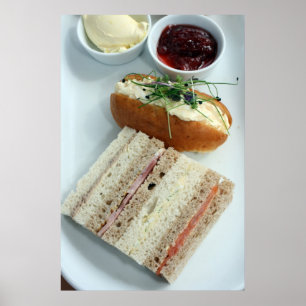 Pôster Chá da tarde em inglês