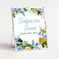 Chá de Bebê Abacaxi Aloha Bebês são Doce Sinal