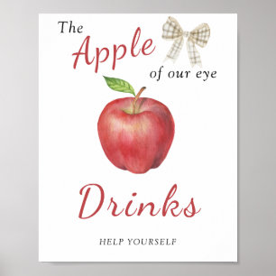 Poster Chá de bebê Apple - BEBIDAS