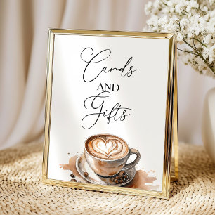 Poster Chá de Bebê Café Cartões e Presentes