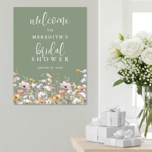 Poster Chá de Bebê de Noiva com Erva-Doce de Flor Silvest