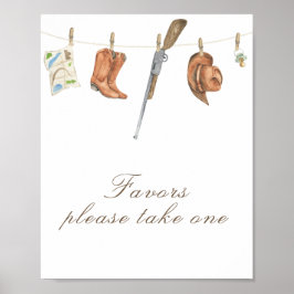 Poster Chá de bebê do Hunter - lembrancinhas, por favor, 