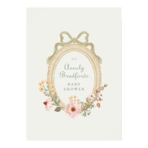 Chá de Bebê Elegante Floral Menina com Arco de Sag