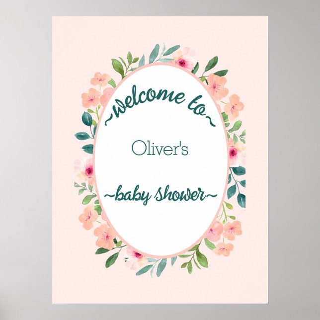 Poster Chá de Bebê Selvagem Jungle Safari (Frente)