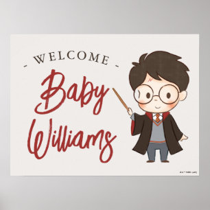 Poster Chá de Bebê Simples do Harry Potter