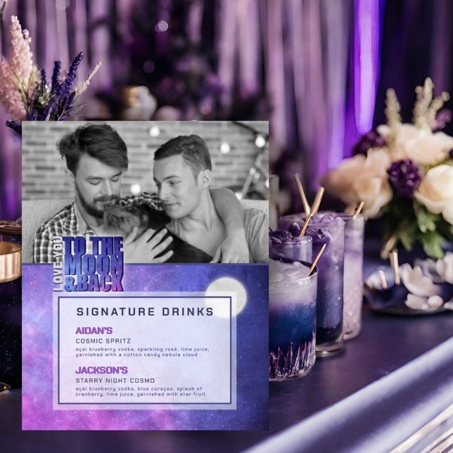 Poster Chá de casamento da Assinatura da Lua Celestial (Criador carregado)