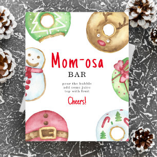Poster Chá de fraldas de inverno bar Momosa