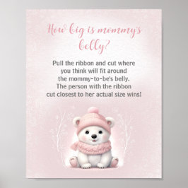 Poster Chá de fraldas De Inverno De Que Grande É O Jogo D