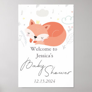 Poster Chá de fraldas de Raposa Bonita