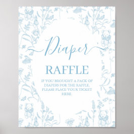 Poster Chá de fraldas do Toile Bear