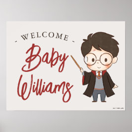 Poster Chá de fraldas Harry Potter simples
