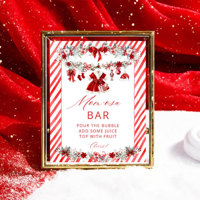 Poster Chá de fraldas Momosa Bar de roupa de bebê de inve (Criador carregado)