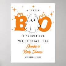 Chá de fraldas Neutro do Halloween Boo Bem-vindo