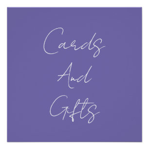 Pôster Chá de fraldas Periwinkle 2024