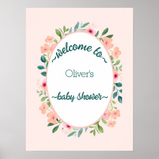 Poster Chá de fraldas Selvagem Safari Selvagem