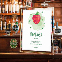 Chá de fraldas Vermelho Verde da Fruta Mãe-osa Str