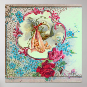 Pôster CHÁ DE GAROTA DO STORY BABY Green