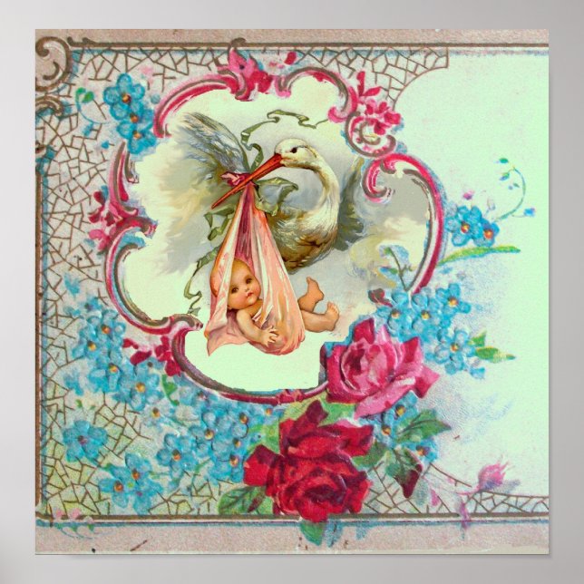 Pôster CHÁ DE GAROTA DO STORY BABY Green (Frente)