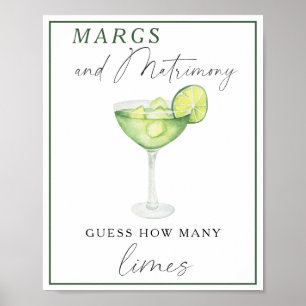 Poster Chá de Noiva Margarita - Quantos limões