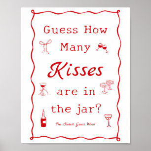 Poster Chá de Noiva That's Amore - Adivinhe Quantos