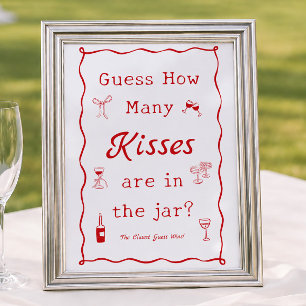 Poster Chá de Noiva That's Amore - Adivinhe Quantos