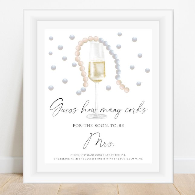 Poster Chá de panela Adivinha Quantos Corks (Criador carregado)