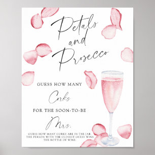Poster Chá de panela Adivinha Quantos Corks