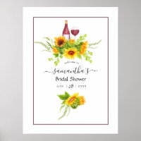 Chá de panela de Girassóis Provando de vinho Bem-v