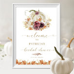 Poster Chá de panela de queda de abóbora bem-vindo<br><div class="desc">Um simples sinal de boas-vindas. Fácil de personalizar com seus detalhes. Verifique se há itens correspondentes na coleção. PERSONALIZAÇÃO: se você precisar de personalização de design, entre em contato comigo via bate-papo; se precisar de informações sobre seu pedido, opções de envio etc., entre em contato direto com o suporte da...</div>