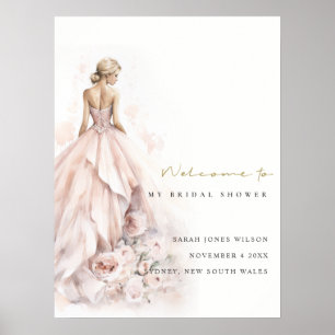 Poster Chá de panela do casamento moderno