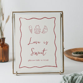 Poster Chá de panela Dolce Vita - Sinal de doces ameaças