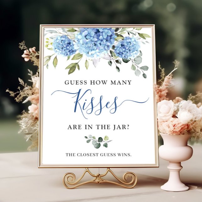 Poster Chá de panela Elegante de Hydrangea Eucalyptus (Criador carregado)