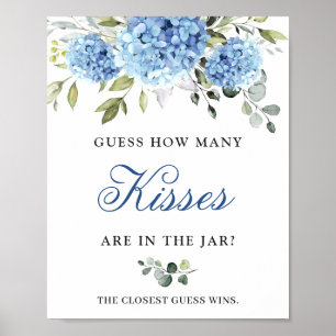 Poster Chá de panela Elegante de Hydrangea Eucalyptus