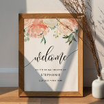 Poster CHÁ DE PANELA Floral de Pêssego CORA Bem-vindo<br><div class="desc">A Coleção Cora é um conjunto surpreendentemente bonito de designs que incorpora a essência do romance e da elegância. As delicadas flores de aquarela, com o seu pêssego mole e tons esbranquiçados, são uma impressionante representação visual da beleza e graça que podem ser encontradas na natureza. Cada peça foi projetada...</div>