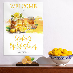 Poster Chá de panela Luscioso de Gengibre de Limão
