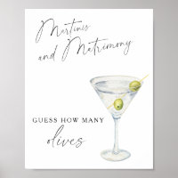 Chá de panela Martini - Quantas azeitonas