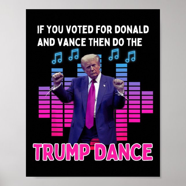 Poster Chá Engraçado Para Pais E Mães Que Adoram Trump -  (Frente)