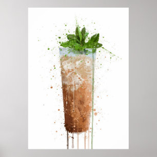 Poster Chá Latte Gelado