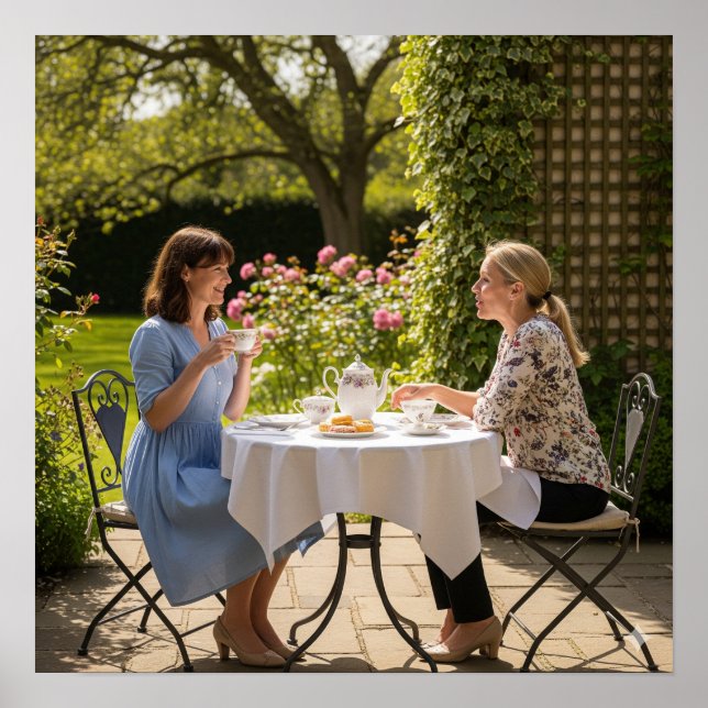 Poster Chá na Paciência (Frente)