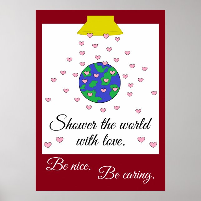 Poster Chá o mundo com amor: (Frente)