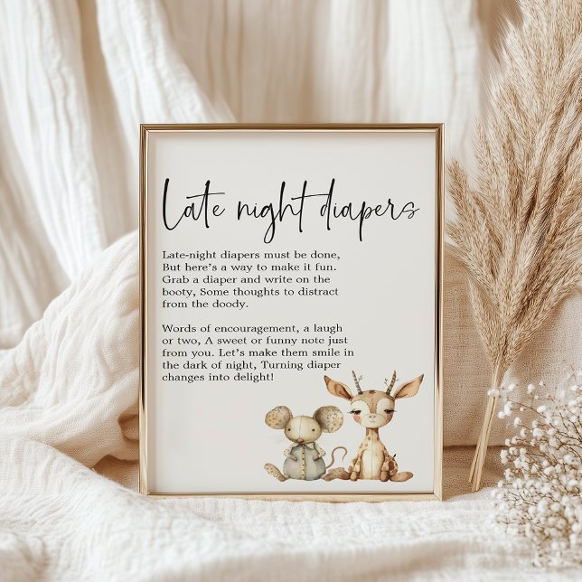 Poster Chá Tarde Fralda Noturno (Criador carregado)