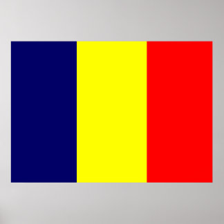 Pôster Chad Flag