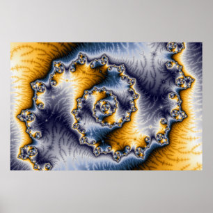 Poster Chain Fractal Art