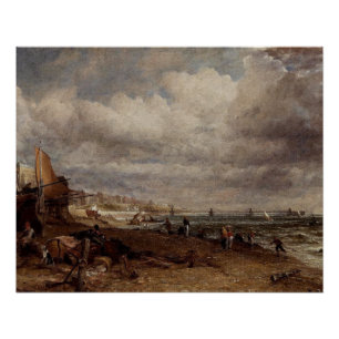 Pôster Chain Pier em Brighton, por John Constable